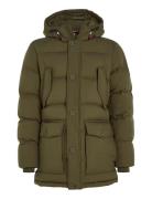 Cl Essential Rockie Parka Parka Takki Khaki Green Tommy Hilfiger