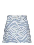 Skirt Lyhyt Hame Blue Sofie Schnoor