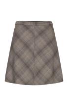 Slstorie Yara Skirt Lyhyt Hame Brown Soaked In Luxury