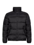 Padded Jacket With Standup Collar Vuorillinen Takki Topattu Takki Blac...