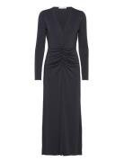 Melanie Drape Dress Maksimekko Juhlamekko Black Notes Du Nord