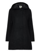 Crysta Coat Villakangastakki Black Cream