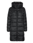 Women Coats Woven Regular Topattu Pitkä Takki Black Esprit Casual