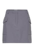 Vibebzcargo Miniskirt Lyhyt Hame Grey Bzr