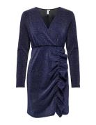 Onlaurora Ls Dress Wvn Lyhyt Mekko Navy ONLY