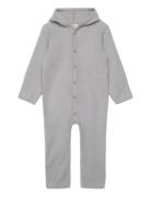 Wool Fleece Suit Ata Jumpsuit Haalari Grey Wheat