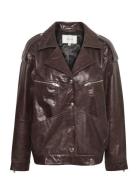 Ibbiegz Jacket Nahkatakki Brown Gestuz