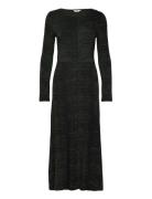 Objtula L/S Long Dress 129 Maksimekko Juhlamekko Black Object