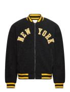 New York Fleece Fullzip Bombertakki Takki Black GANT