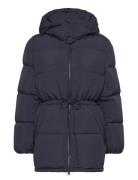 Mid Length Down Jacket Vuorillinen Takki Topattu Takki Blue GANT