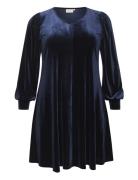 Kchellen Dress Lyhyt Mekko Navy Kaffe Curve