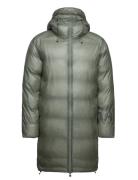 Kevo Long Puffer Jacket W4T4 Vuorillinen Takki Topattu Takki Khaki Gre...