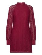 Texas Lace Dress Lyhyt Mekko Red Noella