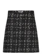 D6Jomba Bouclé Skirt Lyhyt Hame Black Dante6