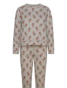 Pcxmas Chilli Sweat Set Bc Pyjama Grey Pieces