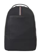 Th Corporate Backpack Reppu Laukku Silver Tommy Hilfiger