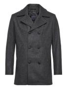 Pea Coat "Kermoor" Villakangastakki Grey Armor Lux