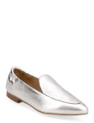 Biatracey Leather Loafer Metallic Loaferit Matalat Kengät Silver Bianc...