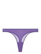 Mesh Thong Stringit Alusvaatteet Purple Understatement Underwear