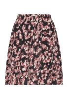 Mschbellamaya Rhian Skirt Aop Lyhyt Hame Pink MSCH Copenhagen