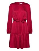 Dress Leyla Satin Lyhyt Mekko Red Lindex