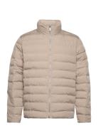 Slhbarry Quilted Jacket Noos Vuorillinen Takki Topattu Takki Beige Sel...