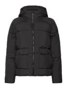 Slfnanna-Dasa Puffer Jacket Vuorillinen Takki Topattu Takki Black Sele...