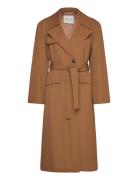 Fluid Belted Coat Trenssi Takki Brown GANT