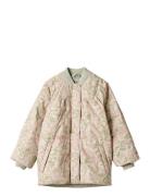 Summer Puffer Jacket Lola Toppatakki Multi/patterned Wheat