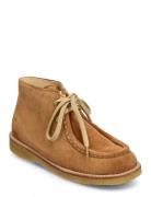 Shoes - Flat - With Lace Bootsit Nauhalliset Saapikkaat Brown ANGULUS