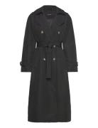 Vmchloe Long Trenchcoat Ga Noos Trenssi Takki Black Vero Moda