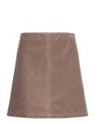 Srmeggy Skirt Lyhyt Hame Brown Soft Rebels