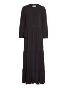 Neell Maxi Dress Ls Maksimekko Juhlamekko Black Lollys Laundry