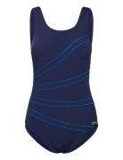 Swimsuit Keira Uimapuku Uima-asut Navy Damella Of Sweden