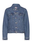 Mom Cls Jacket Bh0034 Farkkutakki Denimtakki Blue Tommy Jeans