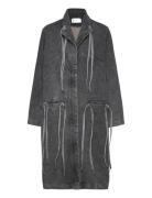 Nolan Coat Farkkutakki Denimtakki Grey Hosbjerg