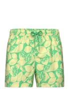 Borg Print Swim Shorts Uimashortsit Green Björn Borg