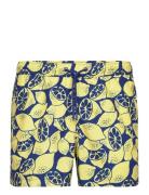 Borg Print Swim Shorts Uimashortsit Yellow Björn Borg