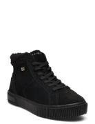 Vulc Suede Sneaker Hi Korkeavartiset Tennarit Black Tommy Hilfiger