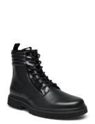 Eva Mid Laceup Boot Lth Nyörisaappaat Black Calvin Klein