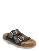 Sandals - Flat - Closed Toe - Op Matalapohjaiset Sandaalit Brown ANGUL...