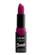 Suede Matte Lipsticks Huulipuna Meikki Beige NYX Professional Makeup