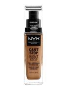 Can't Stop Won't Stop 24-Hours Foundation Meikkivoide Meikki NYX Profe...