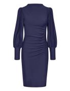 Rifagz Puff Dress Polvipituinen Mekko Blue Gestuz