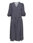 Viksaiw Long Dress Polvipituinen Mekko Navy InWear