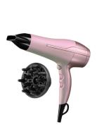 D5901 Coconut Smooth Hairdryer Fööni Hiustenkuivain Pink Remington