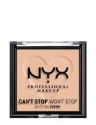 Can’t Stop Won’t Stop Mattifying Powder Puuteri Meikki Beige NYX Profe...