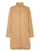 Slffilly Quilted Coat Tikkitakki Beige Selected Femme