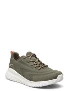 Womens Bobs Squad 3 Matalavartiset Sneakerit Tennarit Khaki Green Skec...