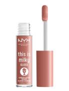 This Is Milky Gloss Huulikiilto Meikki Brown NYX Professional Makeup